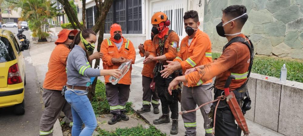 Alcaldía de Medellín mantiene labores de salubridad durante el aislamiento preventivo obligatorio